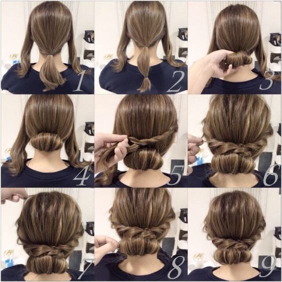 Recogido con trenza