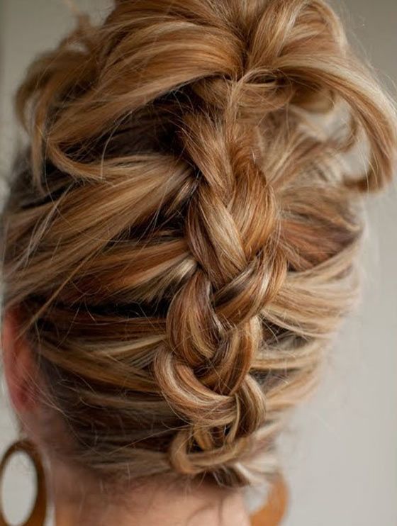 trenza invertida
