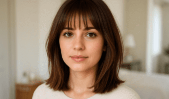 8 Modernos Cortes De Pelo Media Melena Con Flequillo Que Te Harán Lucir Genial