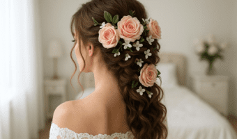 8 Creativos Peinados Con Flores Que Te Harán Lucir Genial