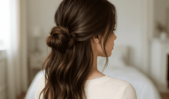 8 Creativos Peinados Con Moño Y Pelo Suelto Que Te Harán Lucir Genial