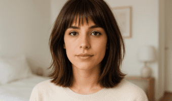 8 Modernos Cortes Media Melena Con Flequillo Que Te Sorprenderán