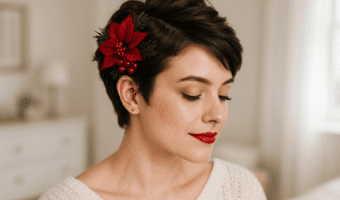 8 Creativos Peinados Para Navidad Pelo Corto Que Te Harán Lucir Genial