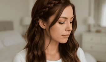 9 Creativas Trenzas de Lado Con Cabello Suelto Que Te Sorprenderán