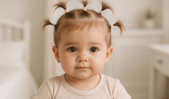 8 Lindos Peinados Para Bebés De 1 Año Con Ligas Que Te Sorprenderán