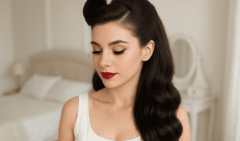 8 Clásicos Peinados Pin Up Para Pelo Largo Que Te Sorprenderán