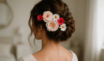 8 Hermosos Peinados Con Flores Para Eventos Que Te Sorprenderán