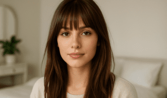 9 Creativos Peinados Con Flequillo Y Pelo Suelto Que Te Sorprenderán