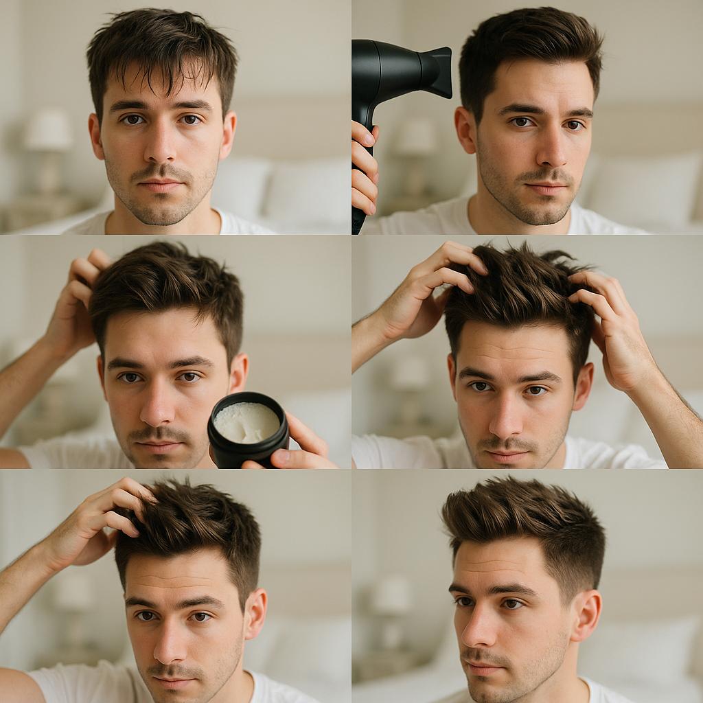 Corte texturizado con volumen