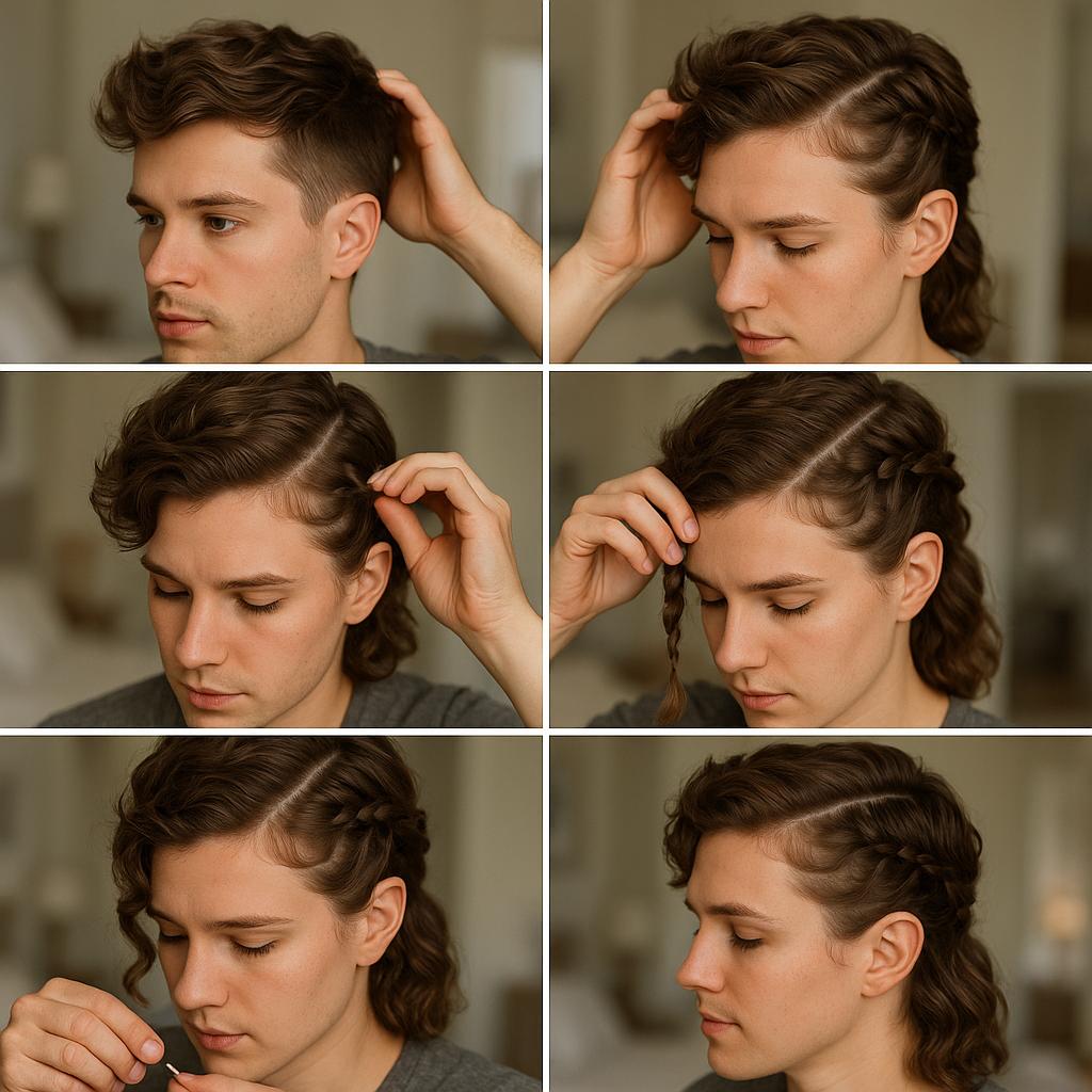 Trenza de Lado con Ondas