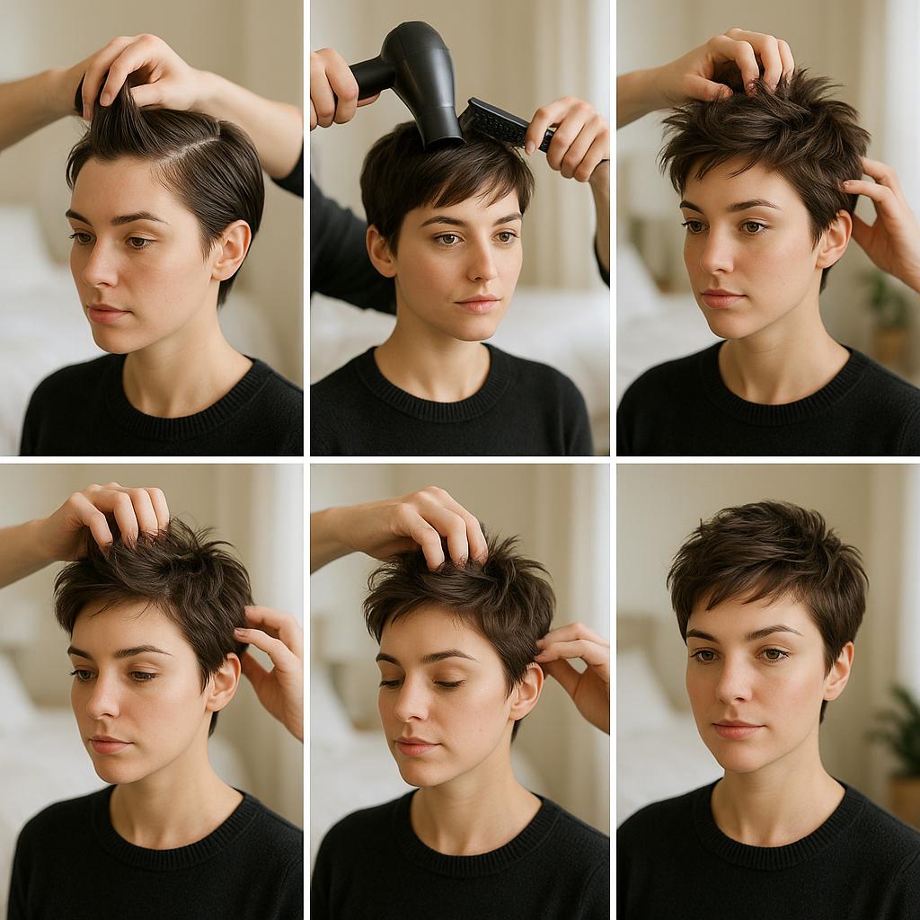 Pixie texturizado con volumen