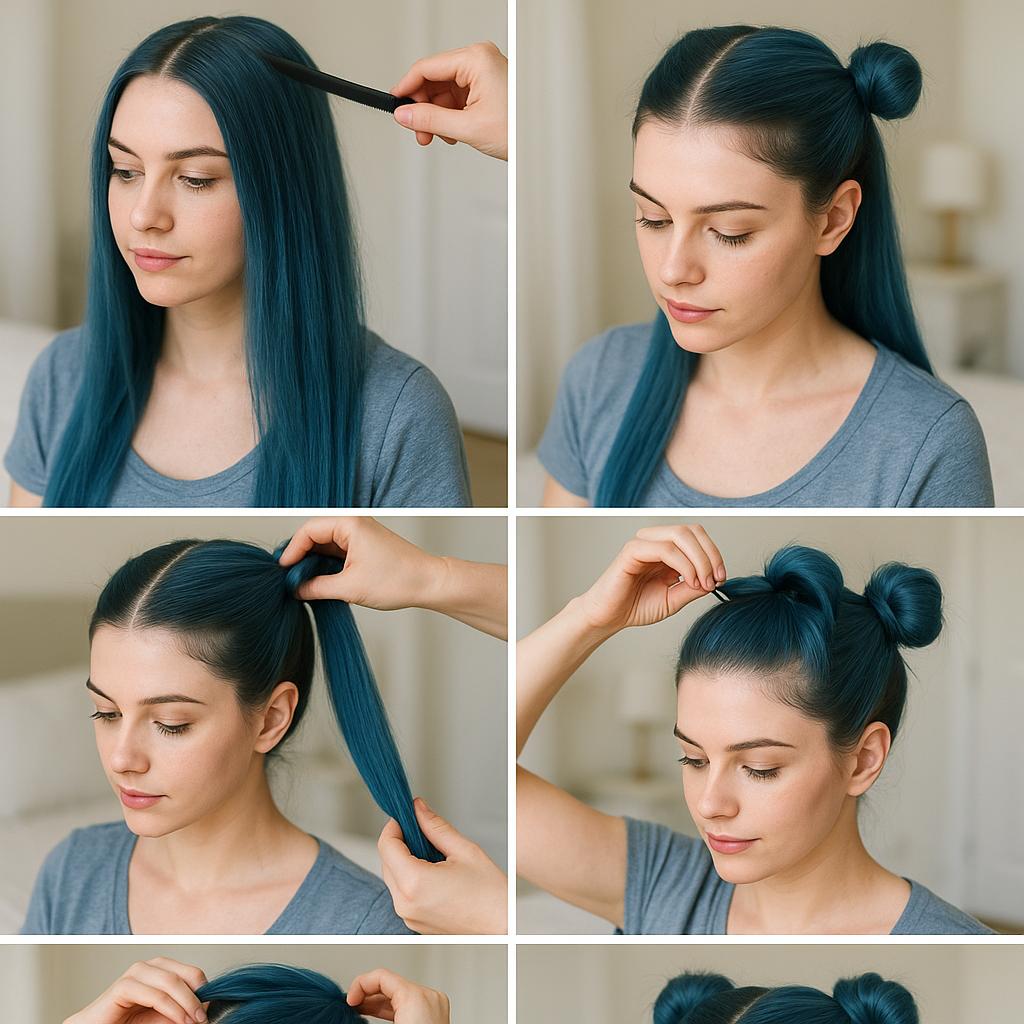 Pequeños moños espaciales