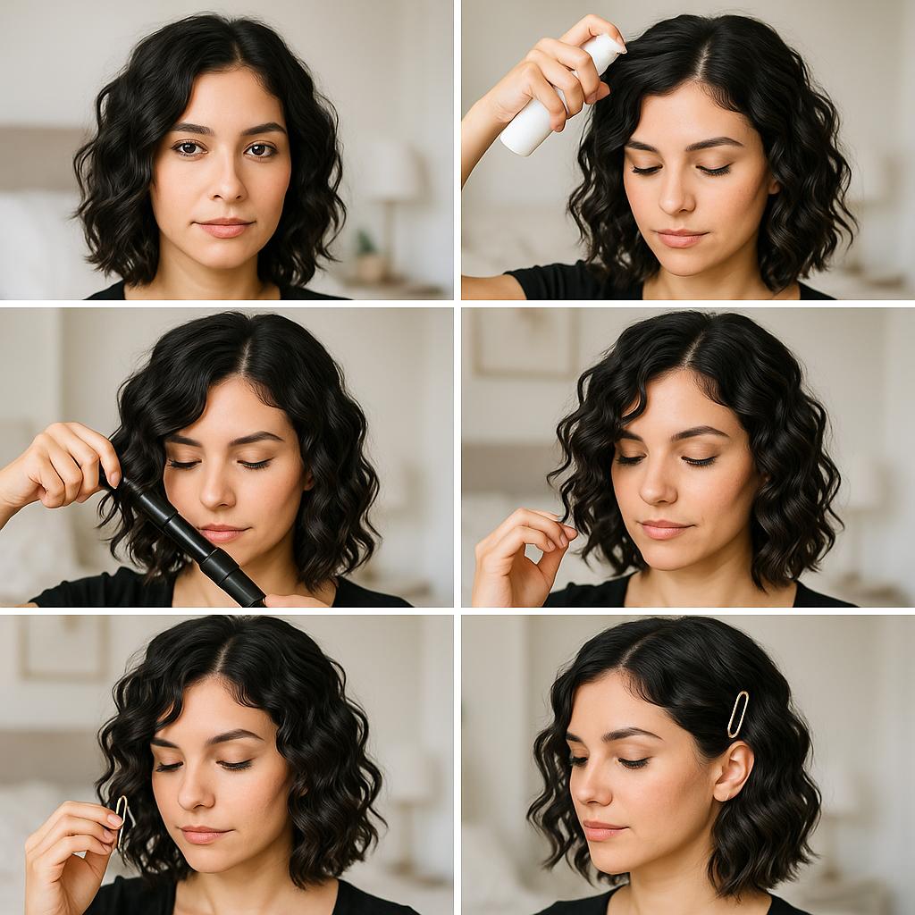 Ondas definidas con accesorio metálico
