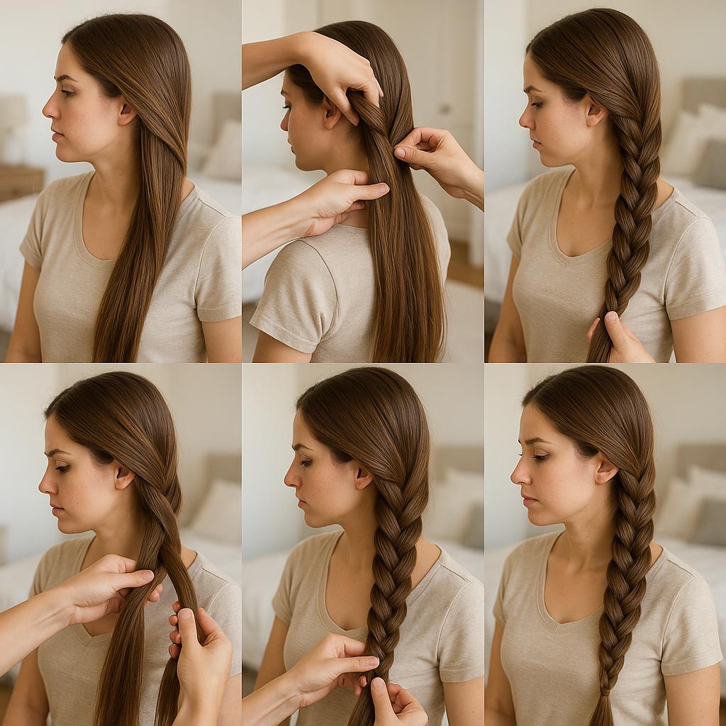 Trenza espiga lateral