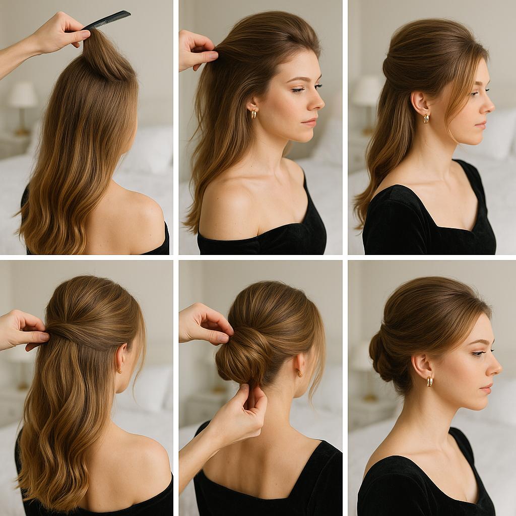 Recogido elegante con volumen
