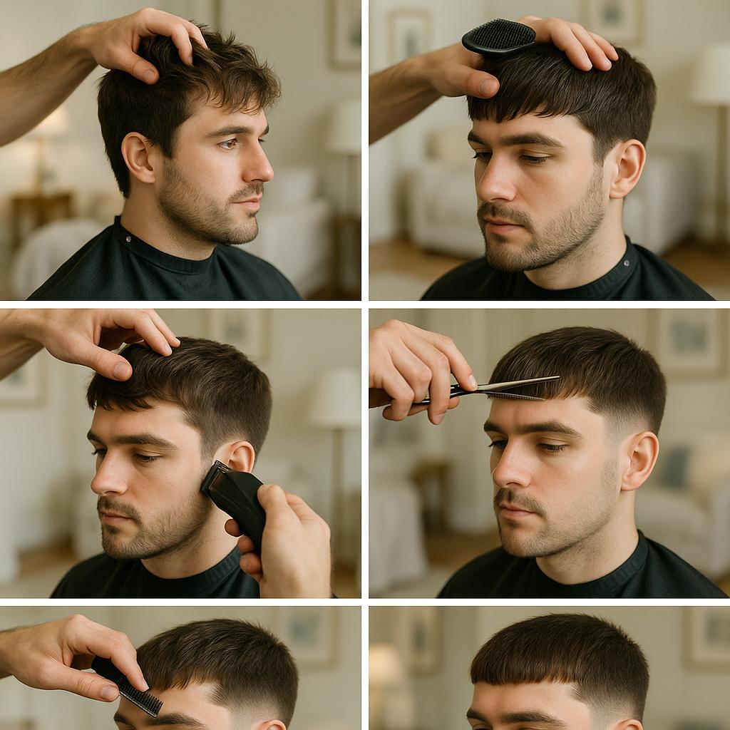 Estilo Caesar con Flequillo