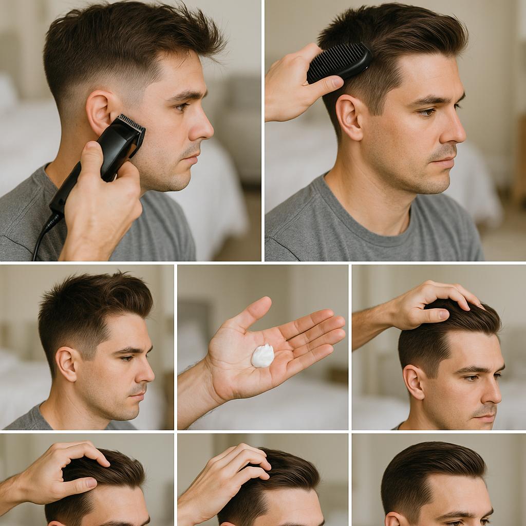 Desvanecido Clásico Con Peinado Lateral