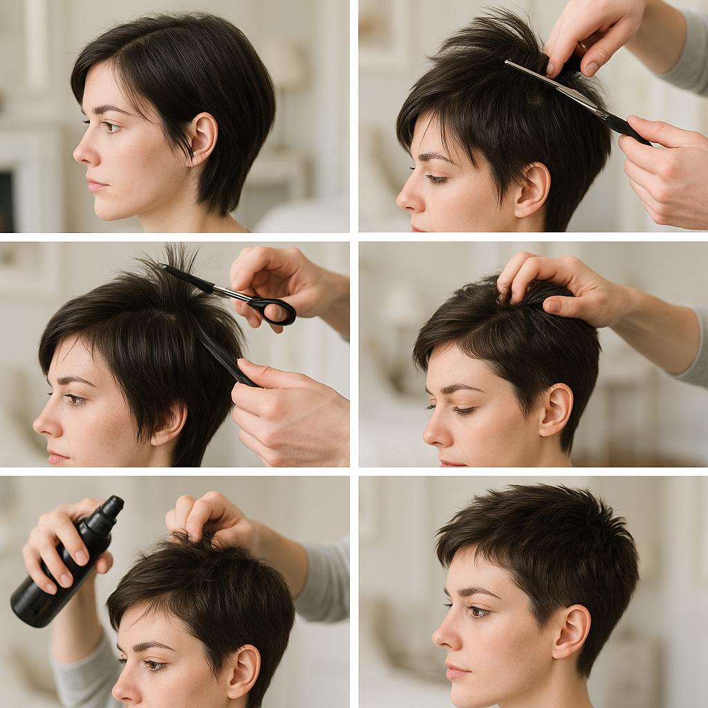 Corte pixie texturizado
