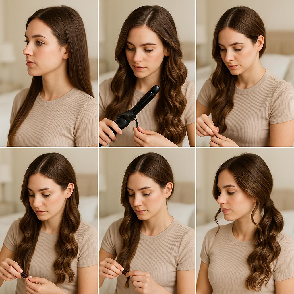 Cola lateral con detalles ondulados