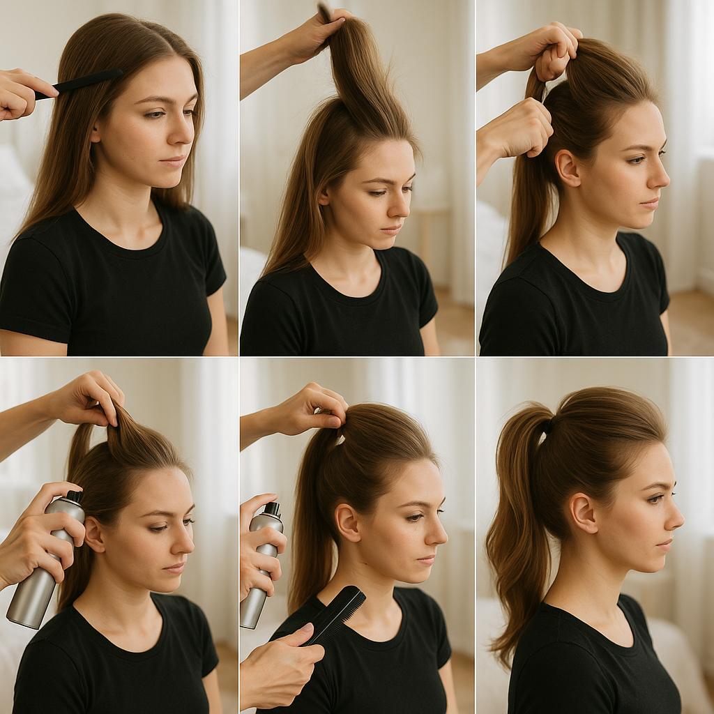 Cola alta con volumen