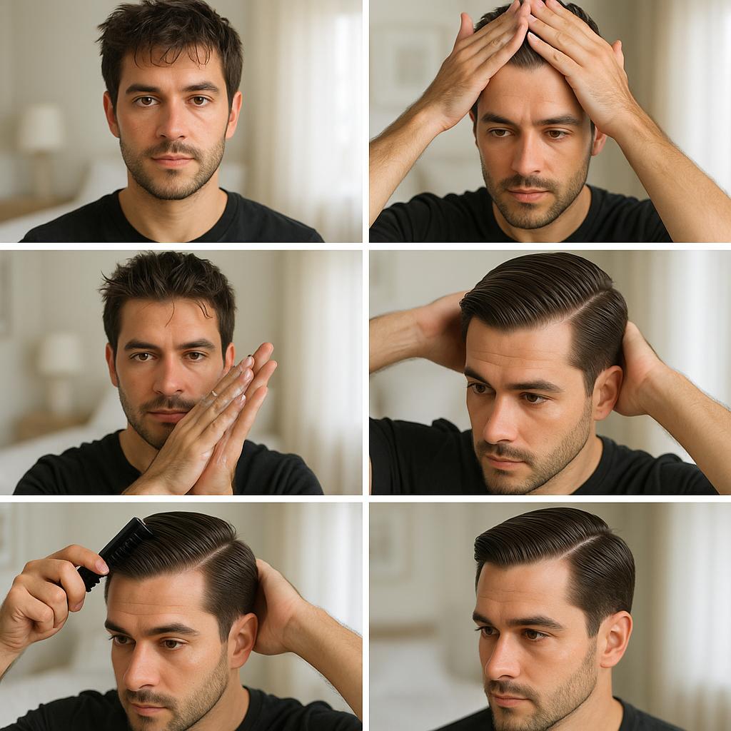 Peinado Slick Back Hacia Un Lado