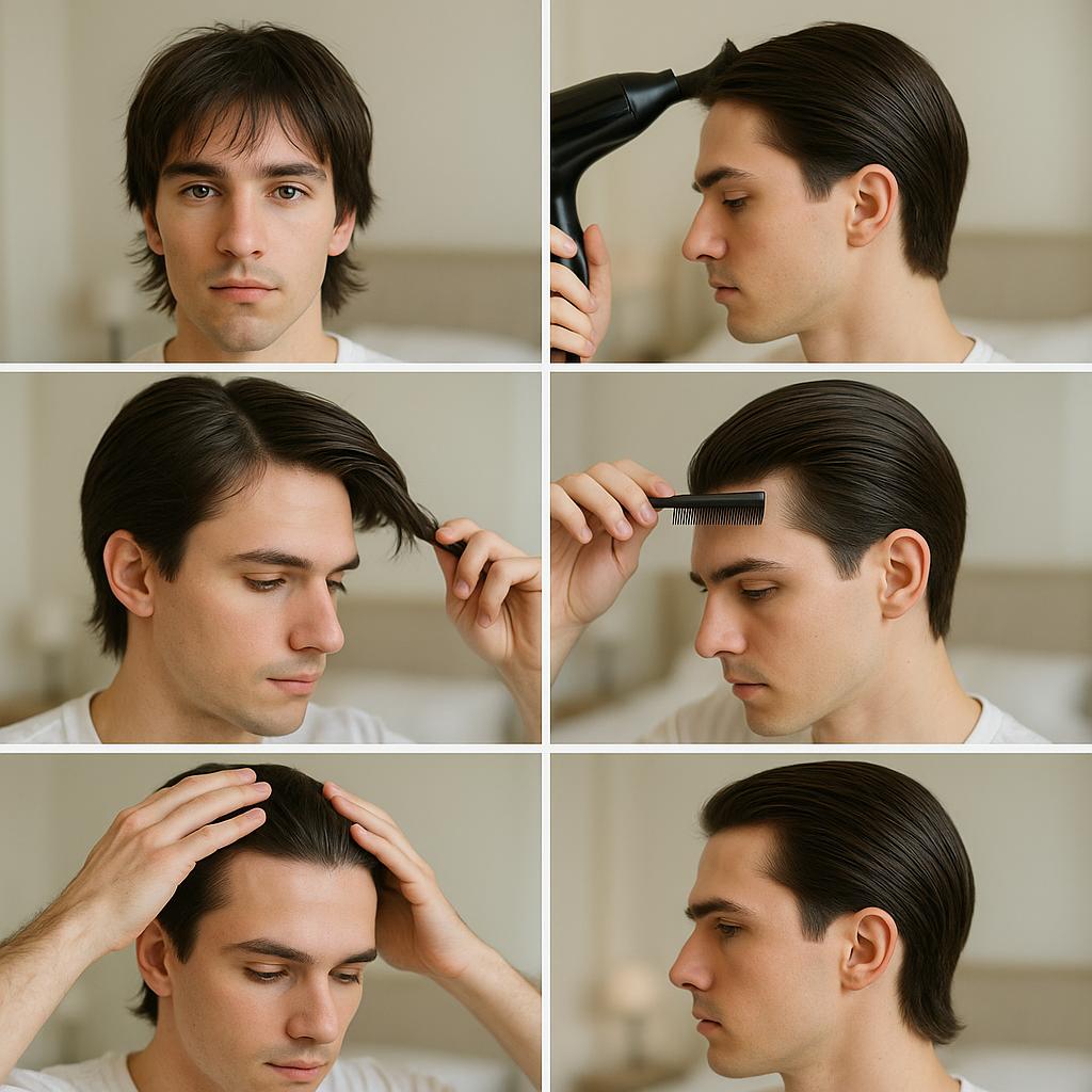 Mullet estilizado y pulido