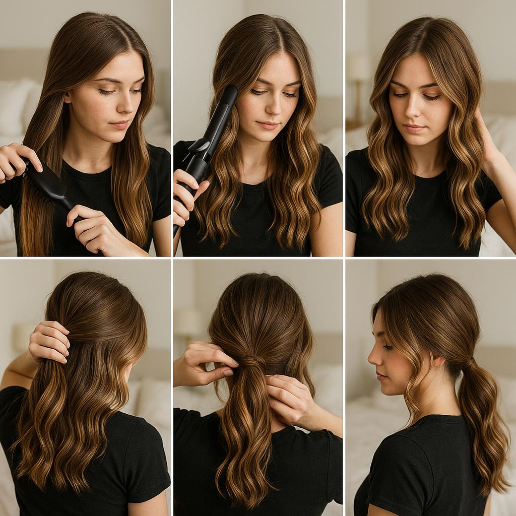 Coleta baja con ondas suaves
