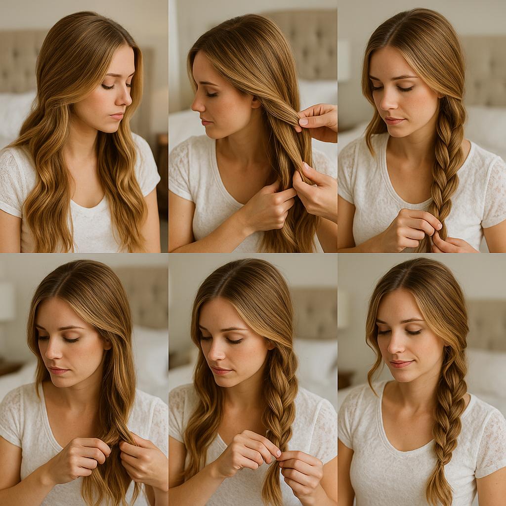 Trenza Lateral Suelta y Romántica