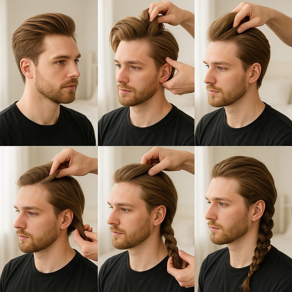 Trenza lateral con volumen