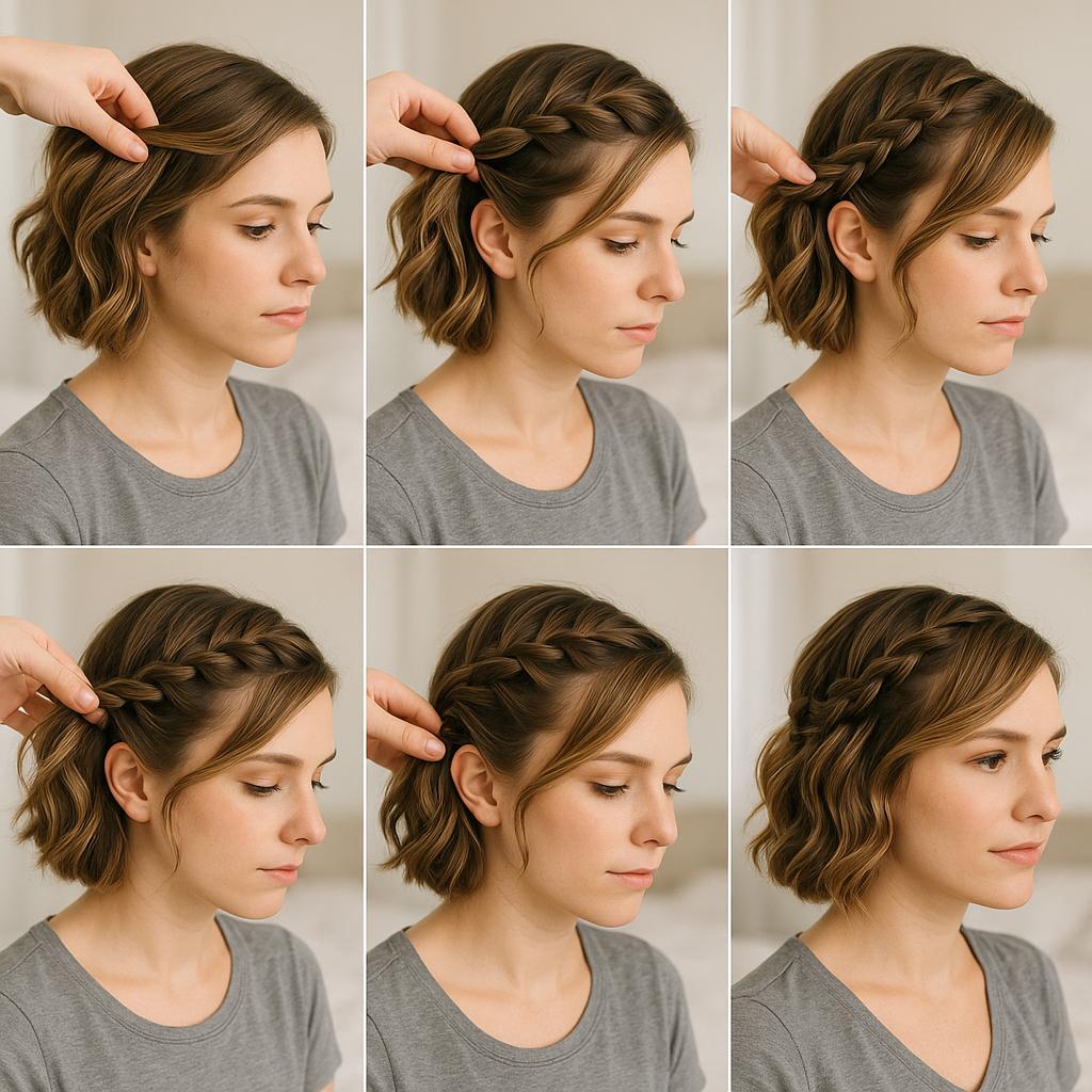 Trenza de lado con ondas