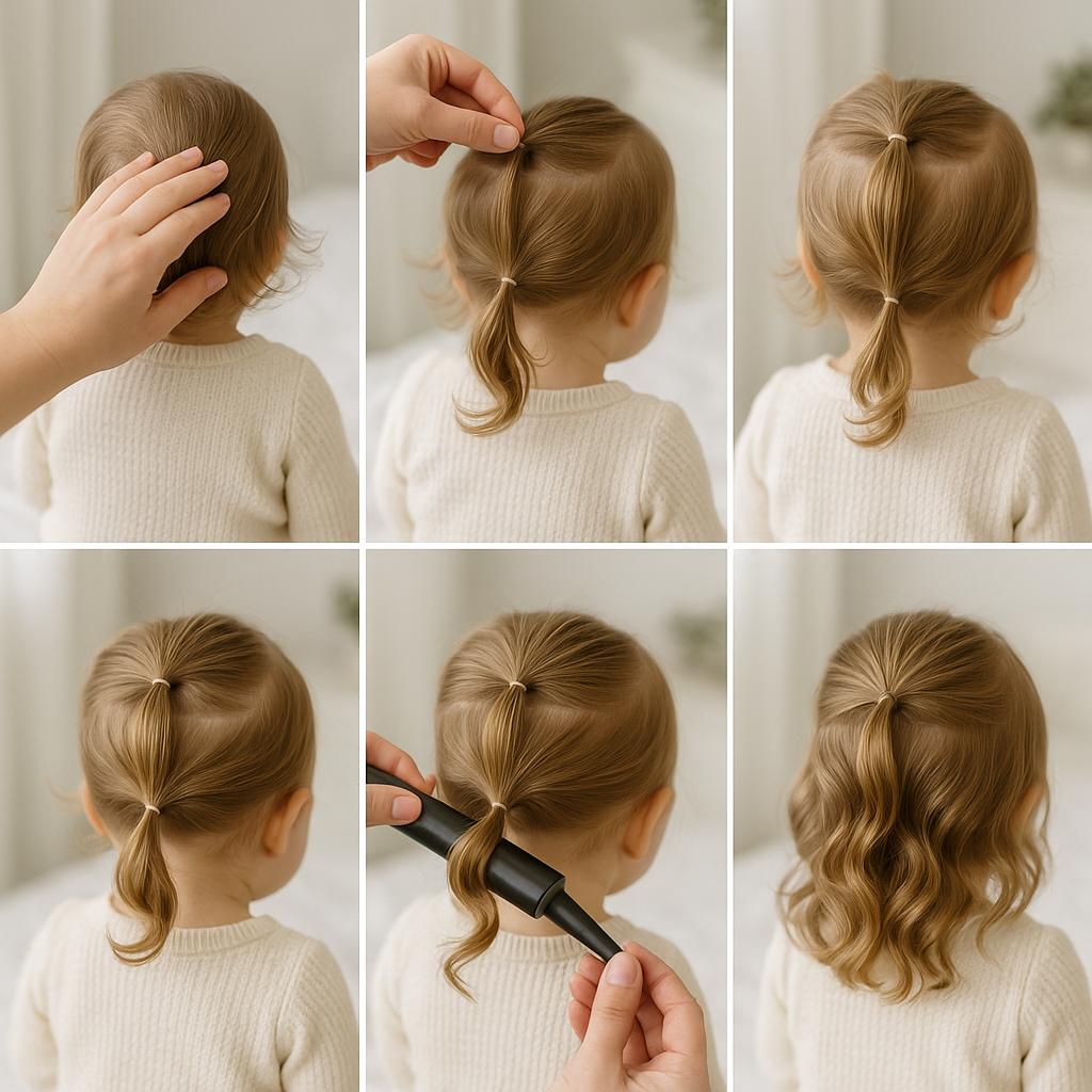Semi recogido con ondas suaves