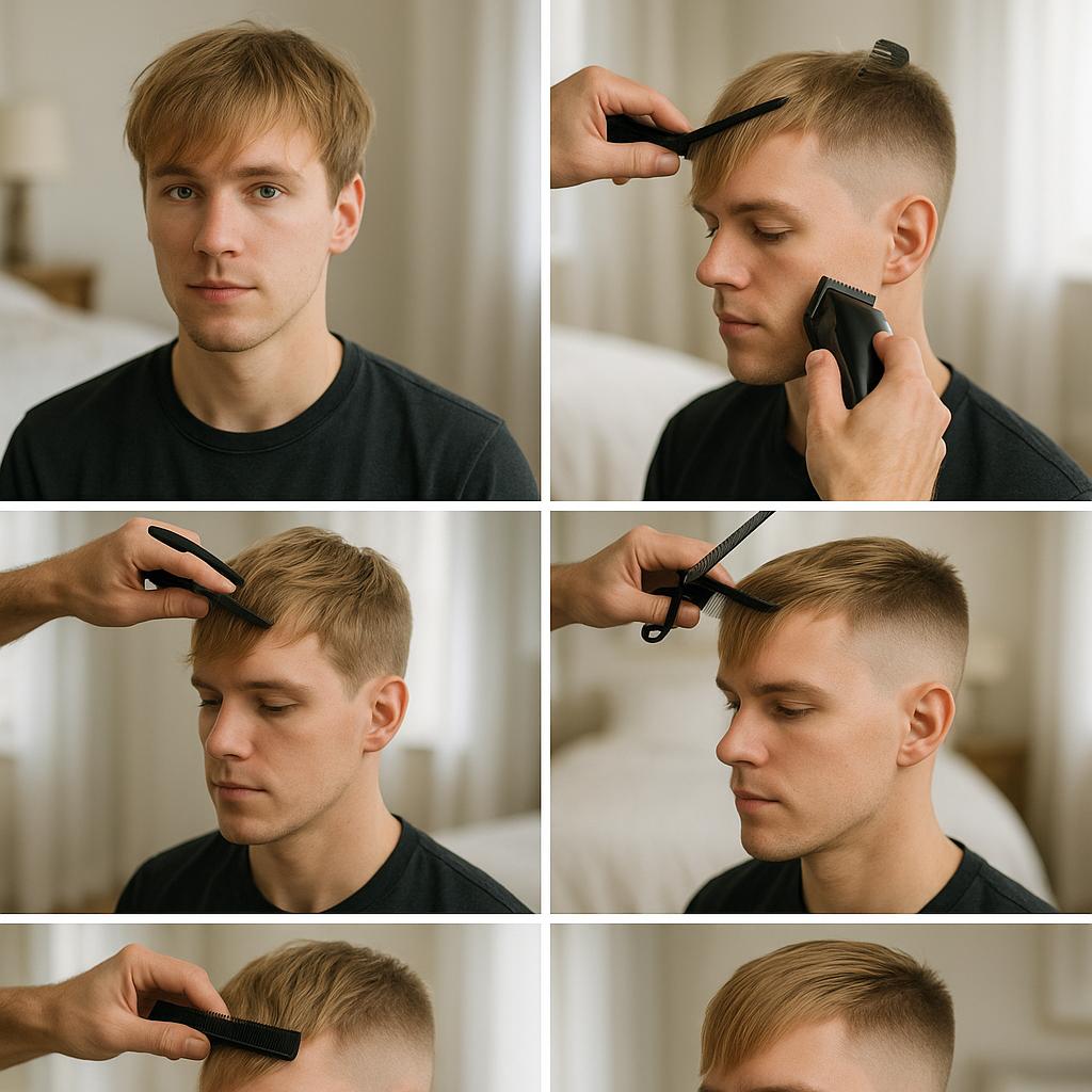 Corte asimétrico con flequillo