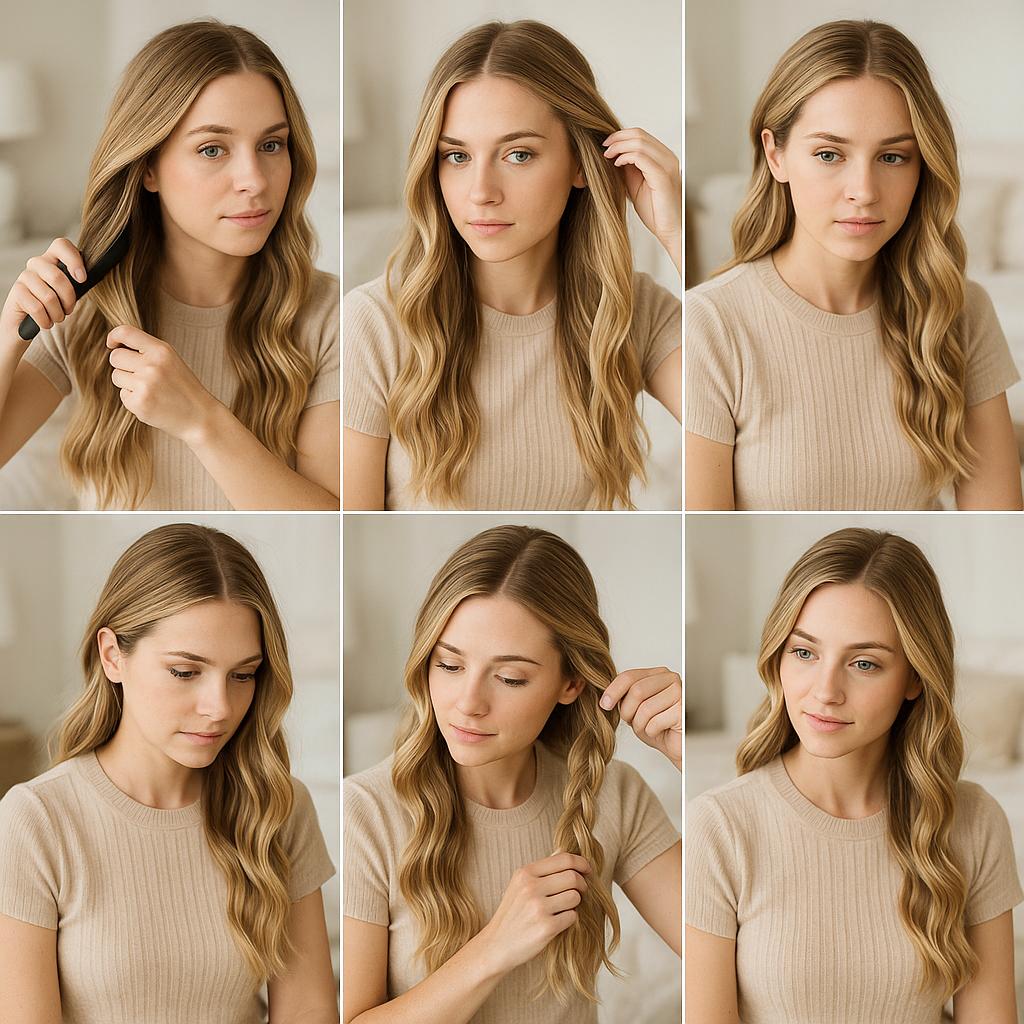 Trenza de lado con ondas