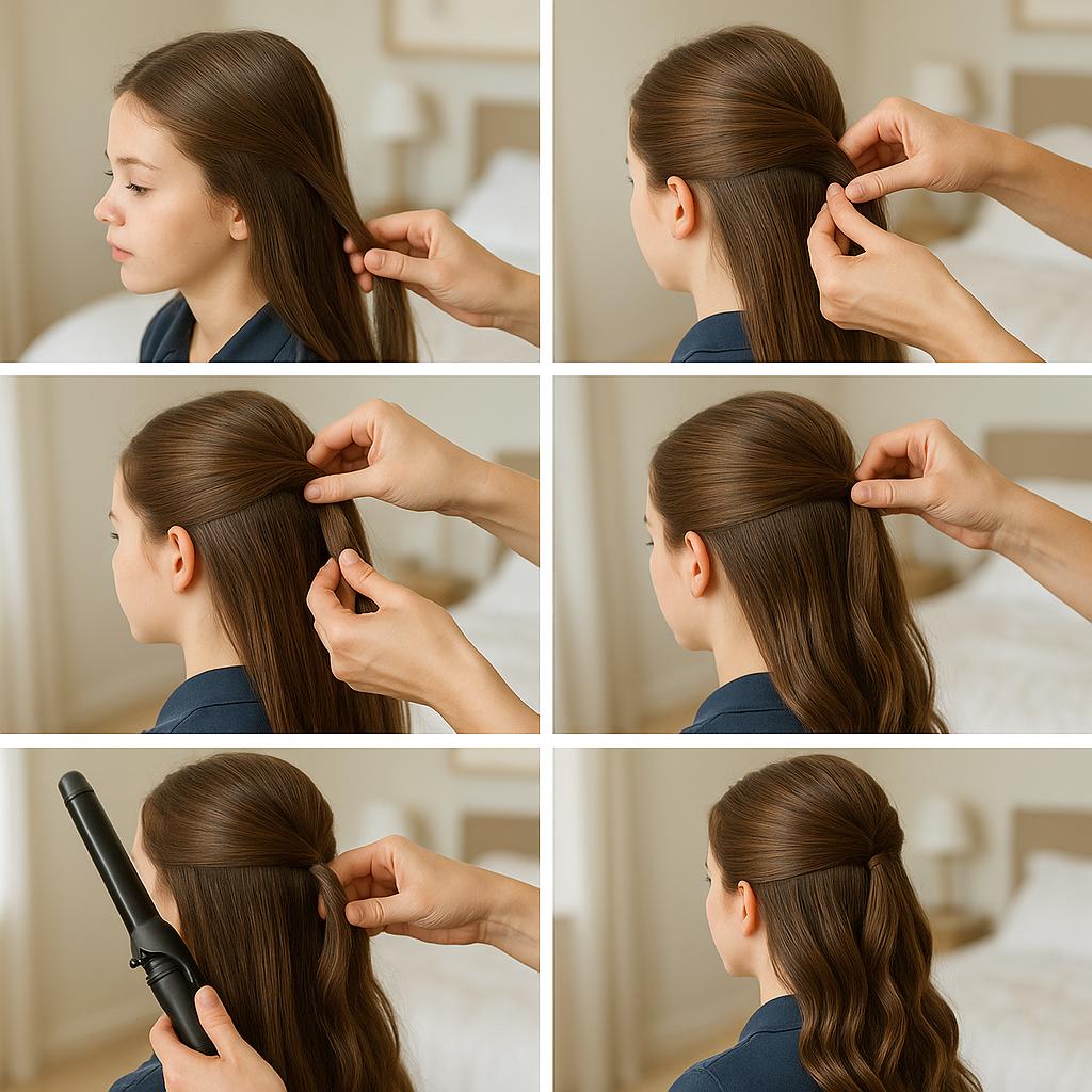 Media coleta con ondas suaves