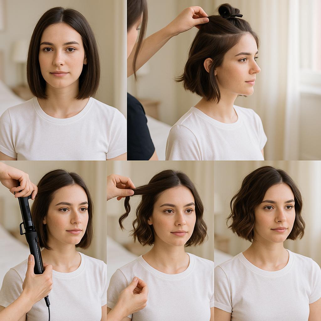 Corte bob con textura y movimiento