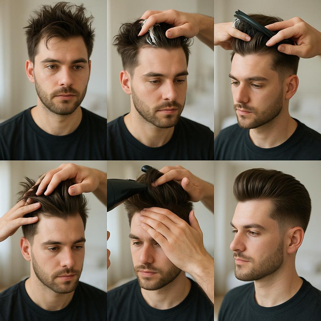 Peinado Pompadour Moderno