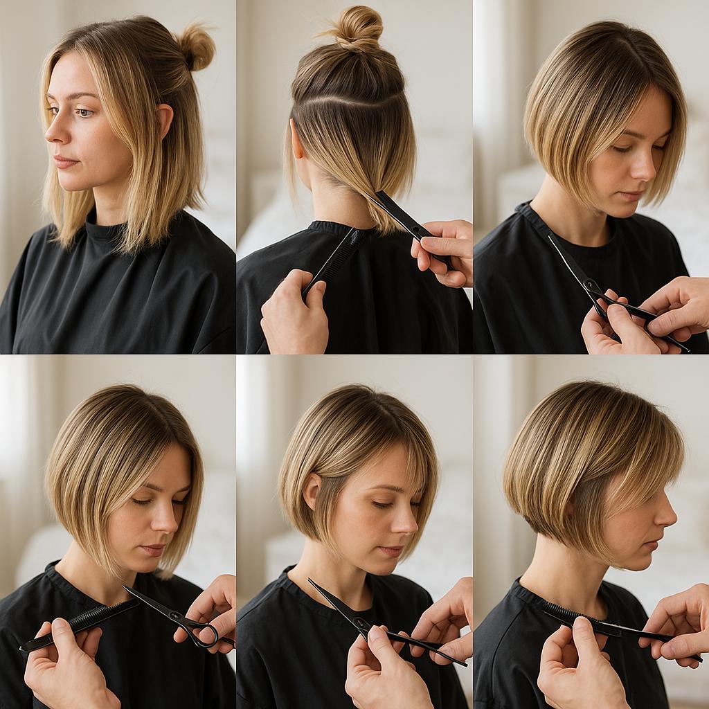 Bob corto con puntas desfiladas