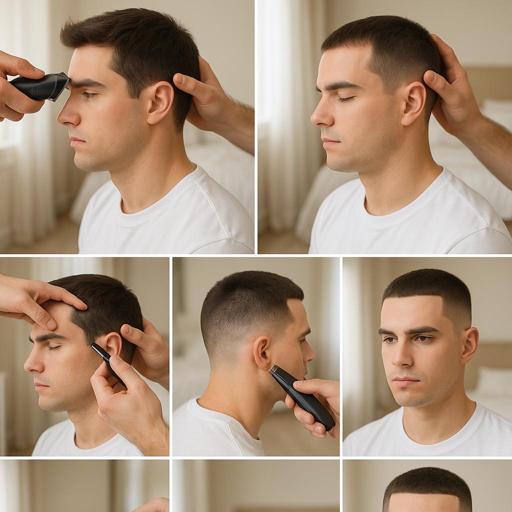 Corte al ras con líneas definidas