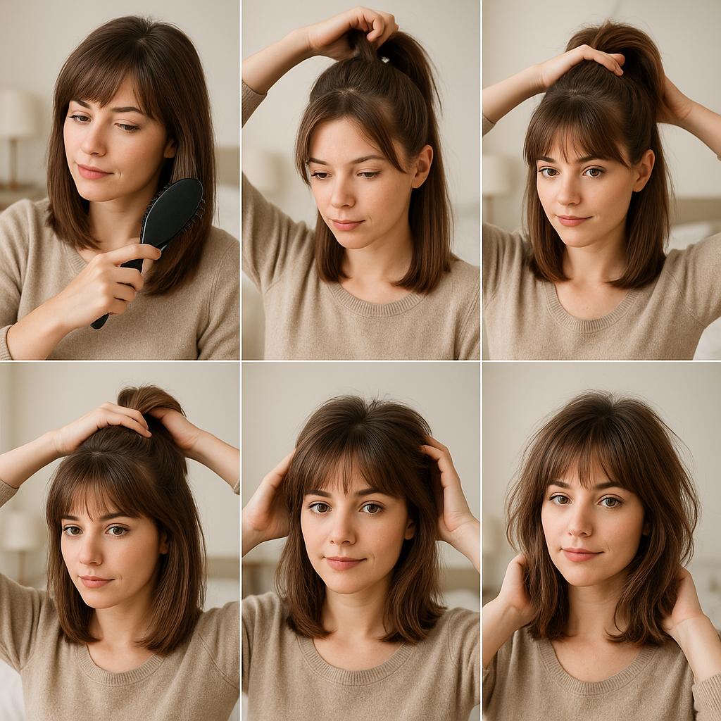 Peinado desenfadado con volumen