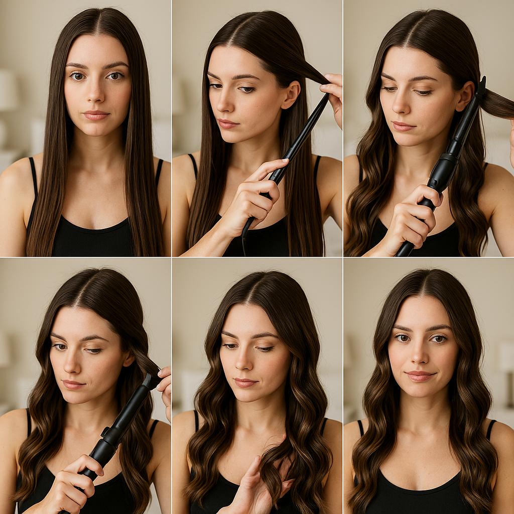 Ondas sueltas con raya al medio