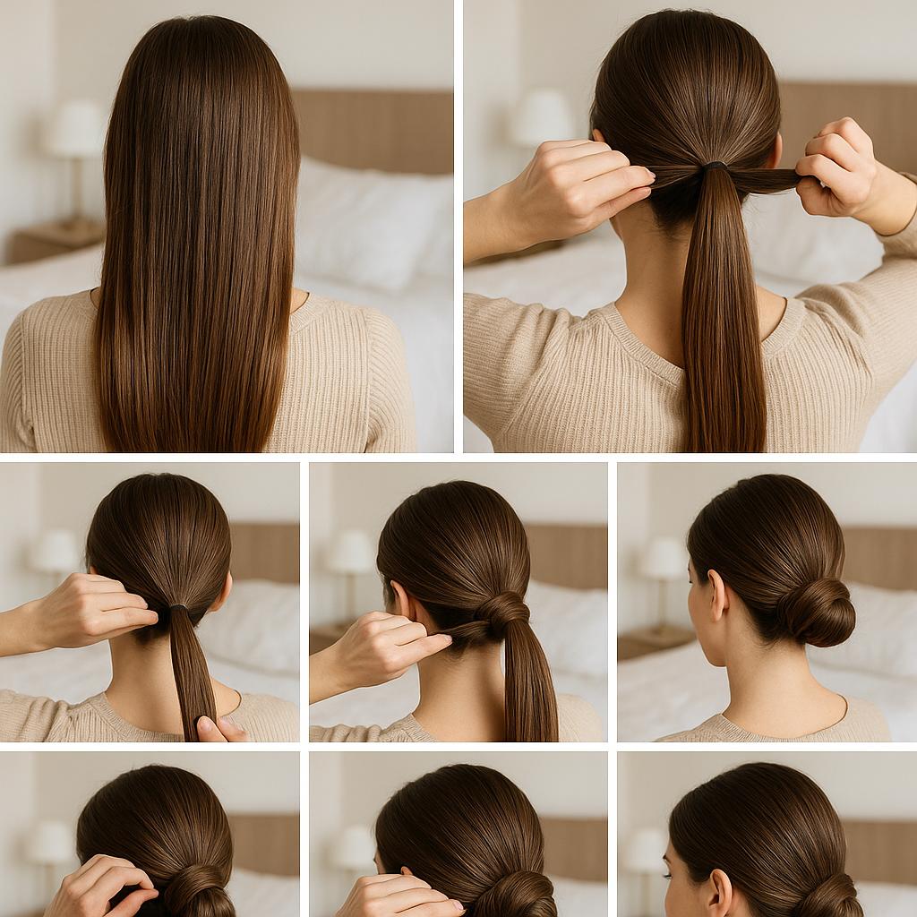Moño bajo y elegante