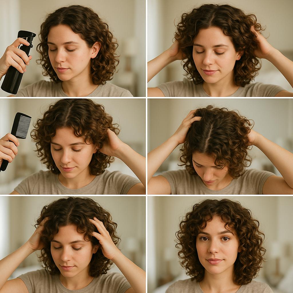 Rizos definidos con volumen natural