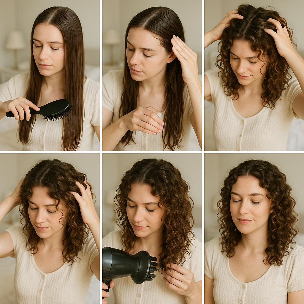 Rizos definidos con brillo natural