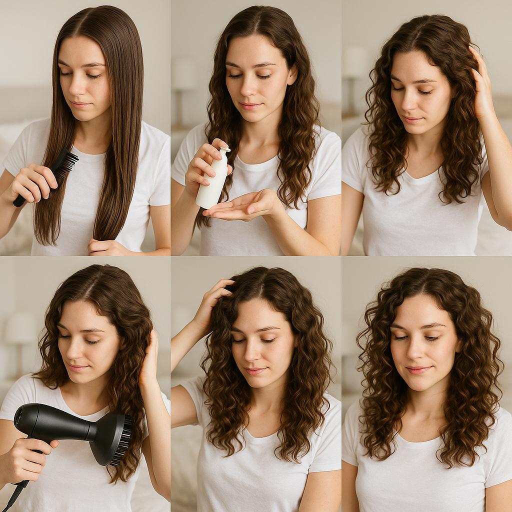 Rizos definidos con volumen natural