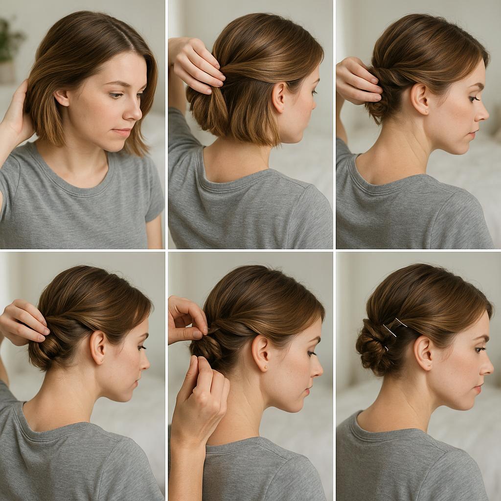 Accesorios y pasadores para recogidos cortos