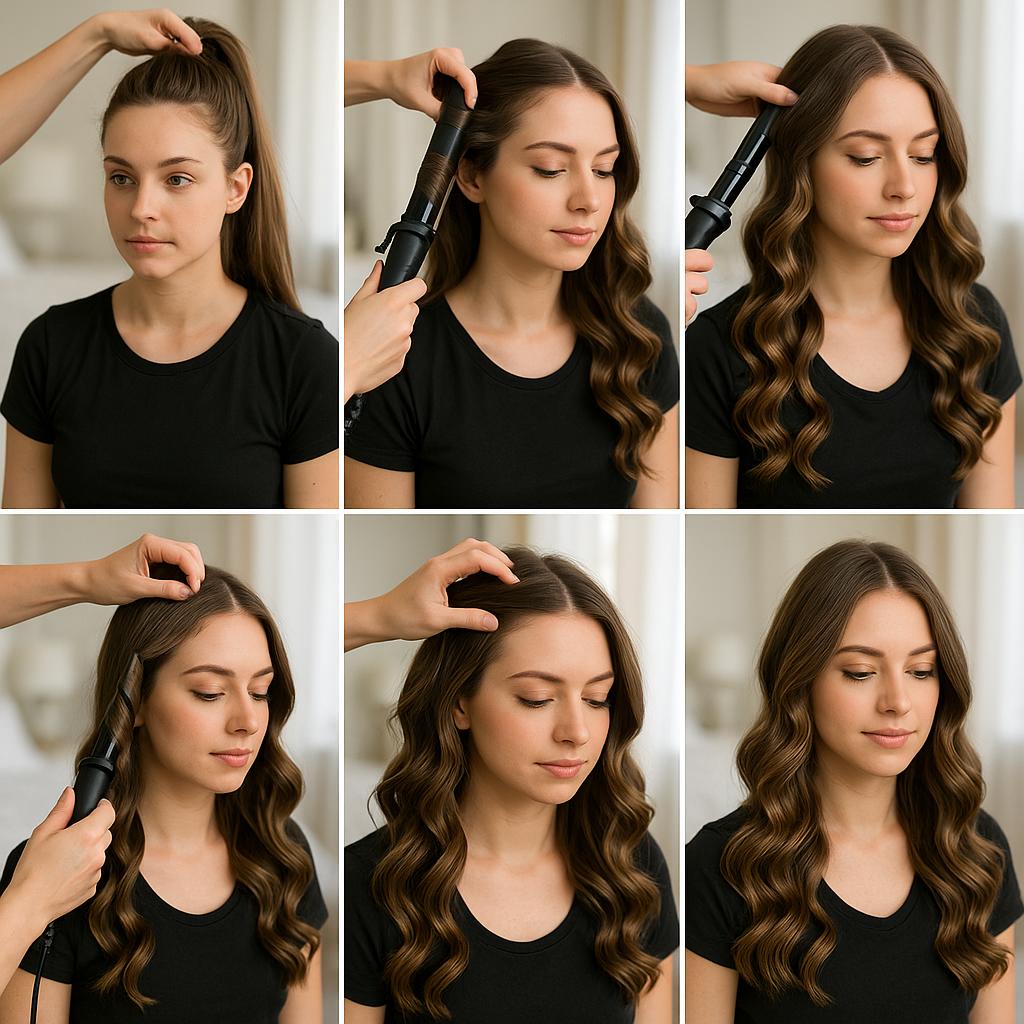 Ondas sueltas con volumen y brillo