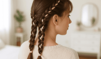 7 Creativas Trenzas Con Cintas Paso a Paso Que Te Sorprenderán